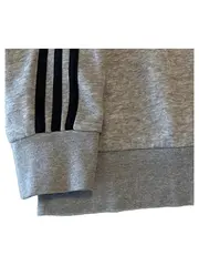 Vorschaubild 4 von Kinder Trainingsjacke Gr. 164 Grau Kapuze 3-Streifen Sport