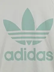 Vorschaubild 3 von Originals Damen Sweatshirt Trefoil Logo Weiß Mint Gr. 36/S