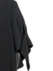 Vorschaubild 3 von Damen Kleid Gr. 36 Schwarz Elegant Volantärmel Festlich