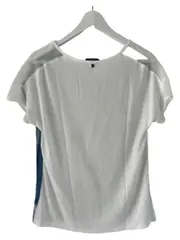 Vorschaubild 2 von Taifun Damen Bluse Shirt Blumenmuster Gr. 38/M Mehrfarbig Kurzarm