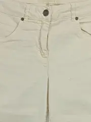 Vorschaubild 3 von Jeans Slim Fit Damen Hose Beige Gr. 44 Baumwolle Stretch Alltag