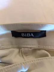 Vorschaubild 5 von Jeans Slim Fit Damen Hose Beige Gr. 44 Baumwolle Stretch Alltag