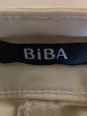 Vorschaubild 6 von Jeans Slim Fit Damen Hose Beige Gr. 44 Baumwolle Stretch Alltag