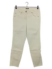 Vorschaubild 1 von Jeans Slim Fit Damen Hose Beige Gr. 44 Baumwolle Stretch Alltag