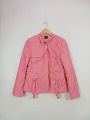 Vorschaubild 3 von TAIFUN Jacke Damen Gr. 40/L Pink Übergangsjacke Raffungen Casual Polyester