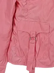 Vorschaubild 4 von TAIFUN Jacke Damen Gr. 40/L Pink Übergangsjacke Raffungen Casual Polyester
