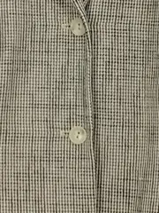 Vorschaubild 4 von Damen Blazer Gr. 38 Beige Kariert Klassisch Business