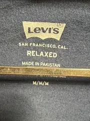 Vorschaubild 5 von Herren T-Shirt Gr. M Blau Logo-Print Relaxed Fit Baumwolle