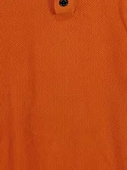 Vorschaubild 4 von Herren Pullover Troyer Orange Gr. XL Baumwolle Strick