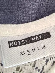 Vorschaubild 5 von Bluse Damen Weiß Gr. 36 S Boho Spitze Baumwolle Sommer