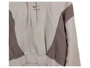 Vorschaubild 2 von Air Damen Kapuzenpullover Cropped Hoodie Beige Gr. S Sportlich
