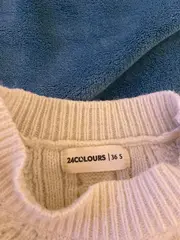 Vorschaubild 5 von Damen Pullover Zopfmuster Strickpullover Gr. 36/S Beige Creme