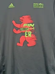 Vorschaubild 3 von Herren T-Shirt BMW Berlin Marathon 2020 Finisher Gr. 38 Grau