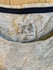 Vorschaubild 2 von Herren Langarmshirt Grau Gr. 48/M Casual Basic Baumwolle