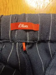 Vorschaubild 5 von Jogger Pants Damen Stoffhose Gestreift Blau Gr. 42 XL