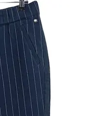 Vorschaubild 2 von Jogger Pants Damen Stoffhose Gestreift Blau Gr. 42 XL