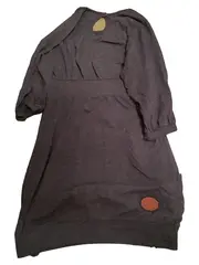 Vorschaubild 2 von Damen Freizeitkleid Gr. S blau meliert Taschen 3/4 Arm Casual