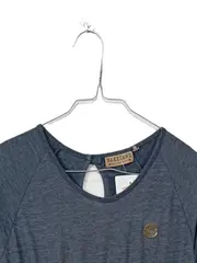 Vorschaubild 3 von Damen Freizeitkleid Gr. S blau meliert Taschen 3/4 Arm Casual