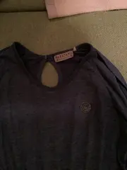 Vorschaubild 5 von Damen Freizeitkleid Gr. S blau meliert Taschen 3/4 Arm Casual