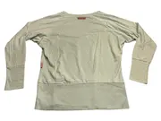 Vorschaubild 2 von Damen Langarmshirt Gr. 36/S Grün Sweatshirt Pullover Casual Basic Logo