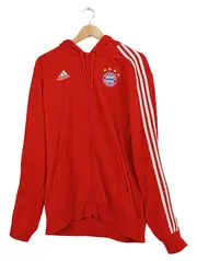 Vorschaubild 1 von FC Bayern München Kapuzenjacke Herren Gr. 40/L Rot Trainingsjacke