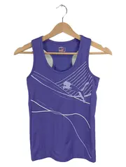 Vorschaubild 1 von Damen Sport Tank Top Lila Gr. 36/S Logo Print Polyester Ärmellos