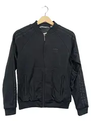 Vorschaubild 1 von Trainingsjacke Damen Gr. 38 M Schwarz Sportjacke Trefoil Retro Zip