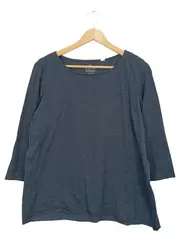 Vorschaubild 5 von Damen T-Shirt Organic Cotton Gr. XL 44 Grau Meliert 3/4-Arm