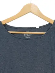 Vorschaubild 4 von Damen T-Shirt Organic Cotton Gr. XL 44 Grau Meliert 3/4-Arm