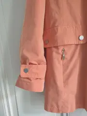 Vorschaubild 11 von Damen Jacke Leichte Jacke Gr. 42 Orange Casual Polyester Frühling