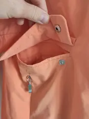 Vorschaubild 6 von Damen Jacke Leichte Jacke Gr. 42 Orange Casual Polyester Frühling