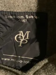 Vorschaubild 7 von Damen Übergangsmantel Kapuze Grau Wolle Gr. 38/M