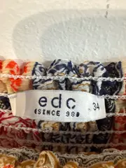 Vorschaubild 3 von EDC Damen Maxikleid Gr. 34/XS Bunt Patchwork Boho Sommerkleid Lang Träger