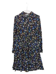 Vorschaubild 1 von Blusenkleid Blumenmuster Langarm Damen XS/34