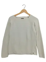 Vorschaubild 1 von Damen Pullover Gr. S Beige Baumwolle Rippstrick Casual