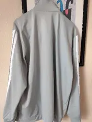 Vorschaubild 4 von Trainingsjacke Herren 2XL Grau 3-Streifen Sportjacke Polyester