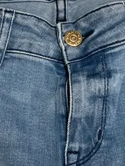 Vorschaubild 4 von Jeans Slim Fit Damen Blau Baumwolle Destroyed W28 L28