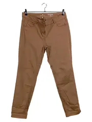 Vorschaubild 1 von Alexa Slim Stoffhose Damen Baumwolle Stretch Braun Gr. 42
