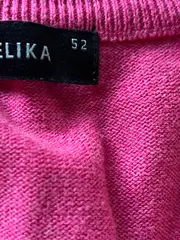 Vorschaubild 4 von Pullunder Herren Strickweste V-Ausschnitt Baumwolle Pink Gr. 52 XL