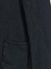 Vorschaubild 3 von Pullover Damen V-Ausschnitt Strick Schwarz Gr. 40 L Tasche Basic