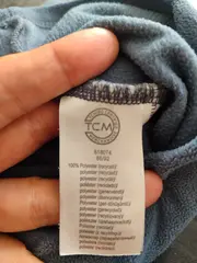 Vorschaubild 2 von TCM Kinder Fleece Anzug Gr. 86/92 Blau Trainingsanzug Sportlich