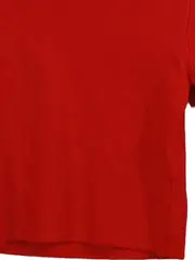 Vorschaubild 2 von Damen Rollkragenpullover Cropped Rot Gr. M Rippstrick Langarm