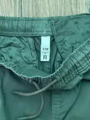 Vorschaubild 5 von Kinder Cargohose Grün Größe 170 Casual Straight Fit