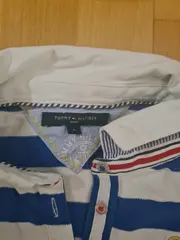 Vorschaubild 3 von Damen Poloshirt Maritim Anker Gestreift Blau Weiß Gr. 36 S