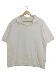 Vorschaubild 1 von Herren Poloshirt Gr. 50/L Beige Baumwolle Struktur Strick Casual Shirt