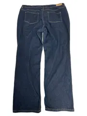 Vorschaubild 2 von Damen Jeans Mandy Straight Leg Gr. 50 Dunkelblau Stretch