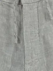 Vorschaubild 3 von Herren Leinen Shorts Grau Gr. L W33/50 Kordelzug Casual