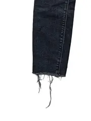 Vorschaubild 4 von High Waist Jeans Damen Gr. S 36 Schwarz Uni Baumwolle Stretch