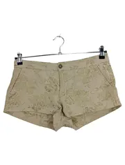 Vorschaubild 1 von Damen Shorts Blumenmuster Beige Gr. 5 W27 36 S