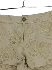 Vorschaubild 2 von Damen Shorts Blumenmuster Beige Gr. 5 W27 36 S
